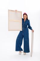 PODOBRAZIE LEN NATURALNY ART 75x75